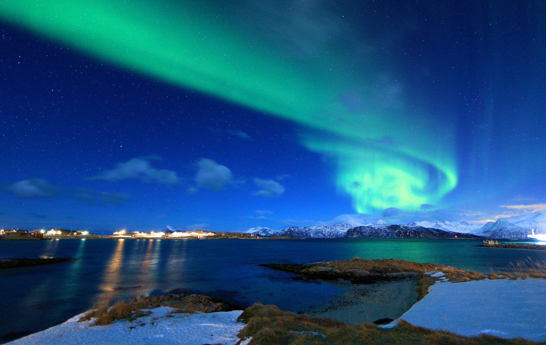 aurores boréales en Norvège