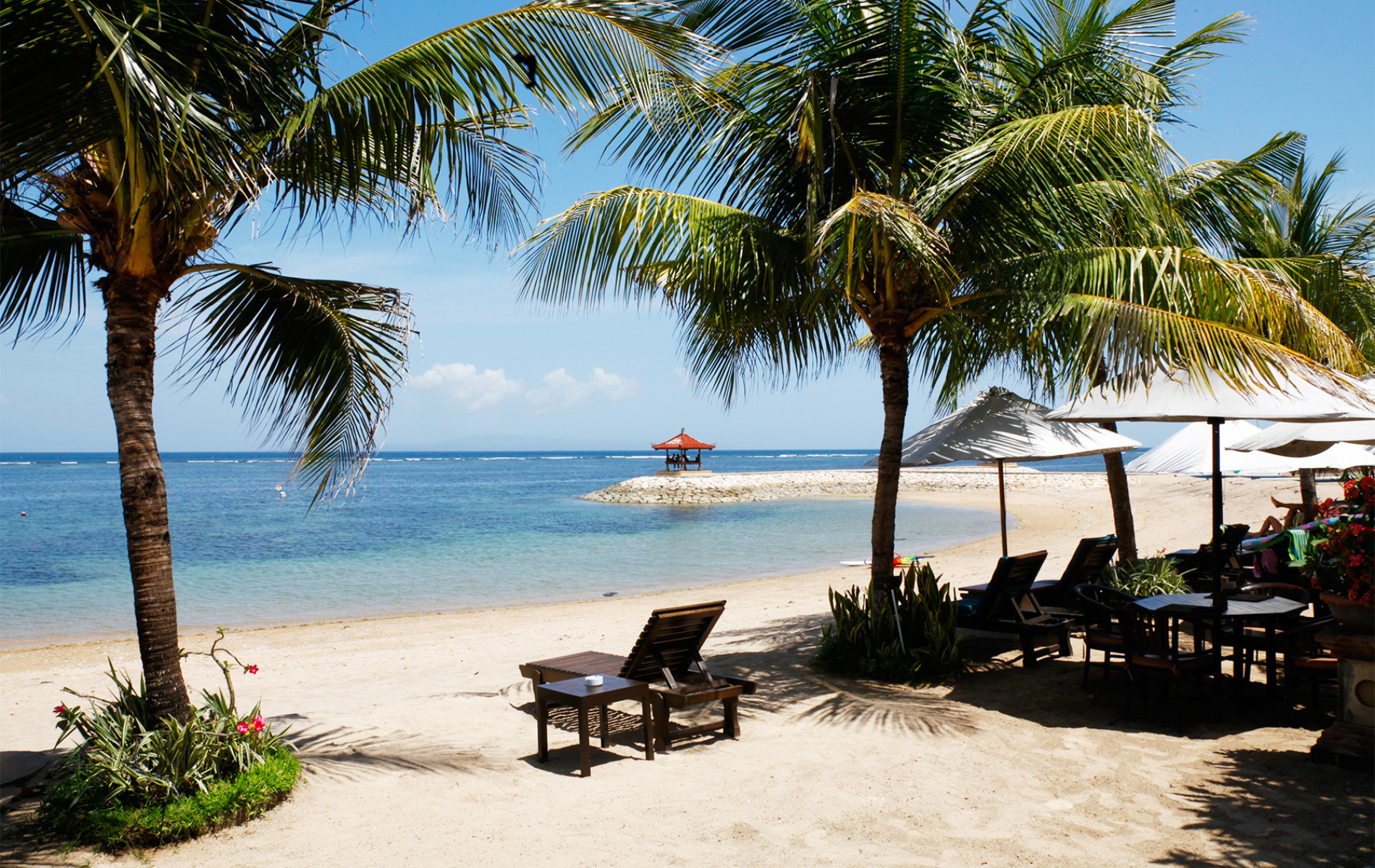 une plage à Bali