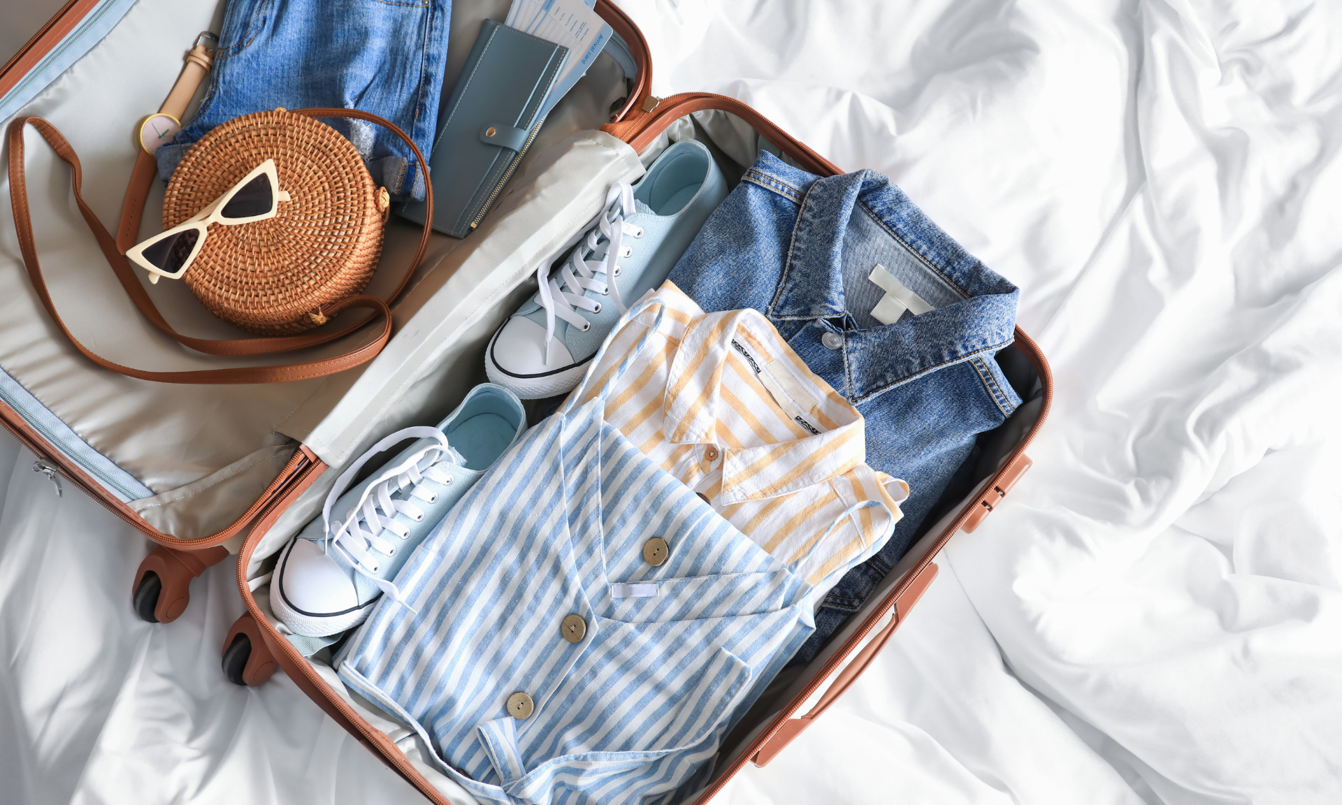 une valise faite