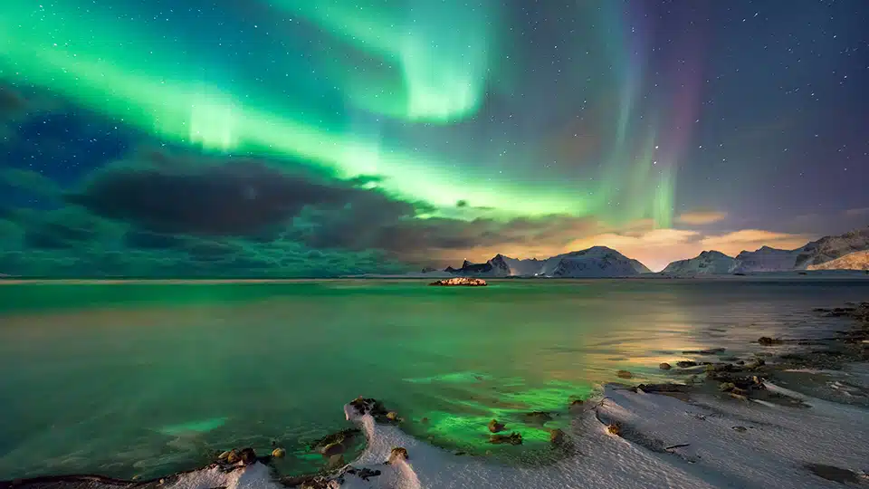 Aurores boréales en Norvège Aurores boréales en Norvège
