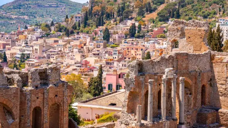 theatre grec antique taormina sicile italie