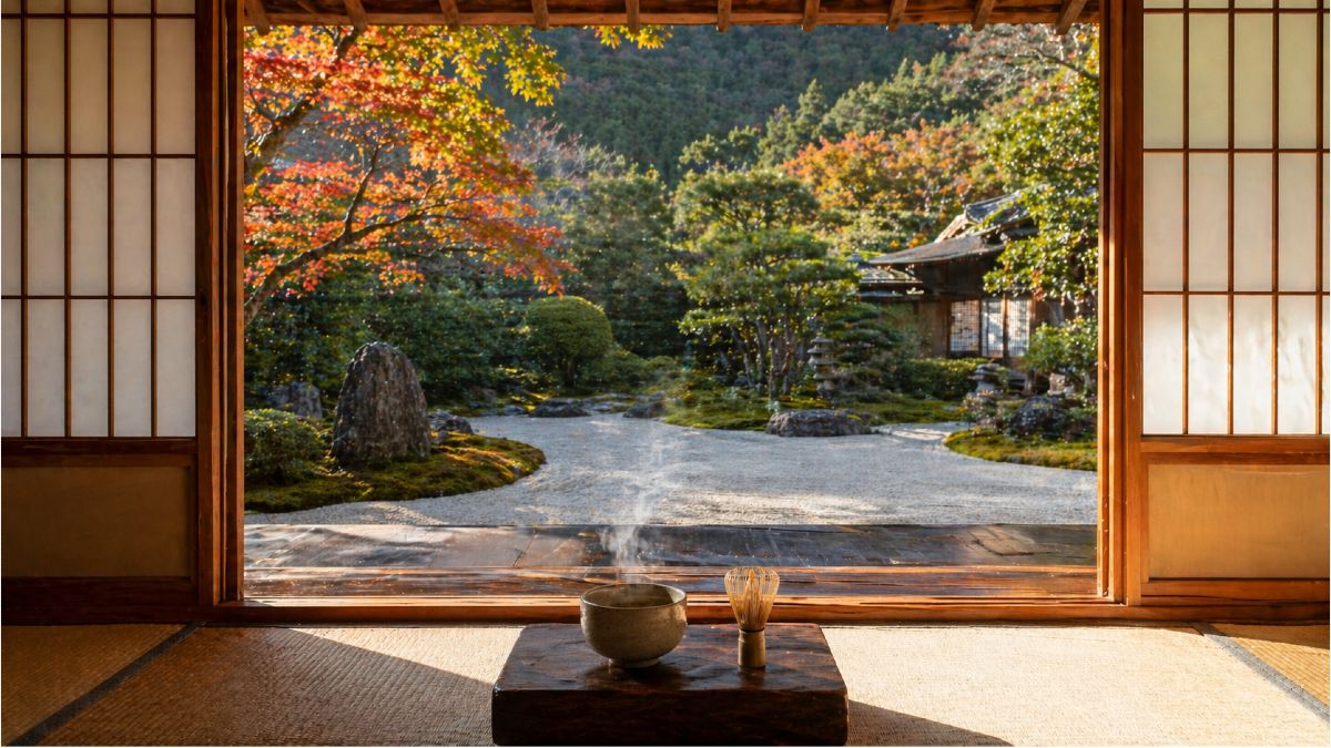 Le Sanctuaire d'Automne lors d'un voyage en septembre au japon