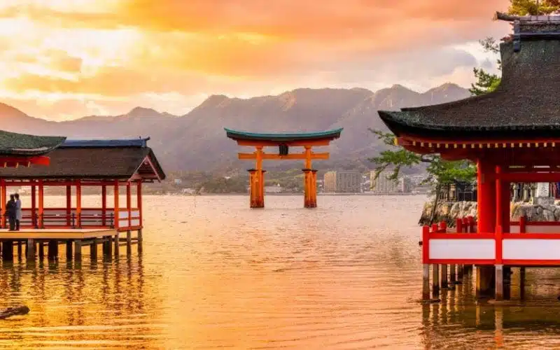 Voyage au Japon Vue magique lors d'un Voyage au Japon